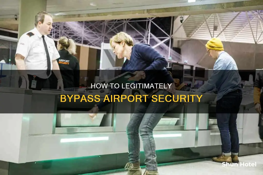 can i skip the airport security