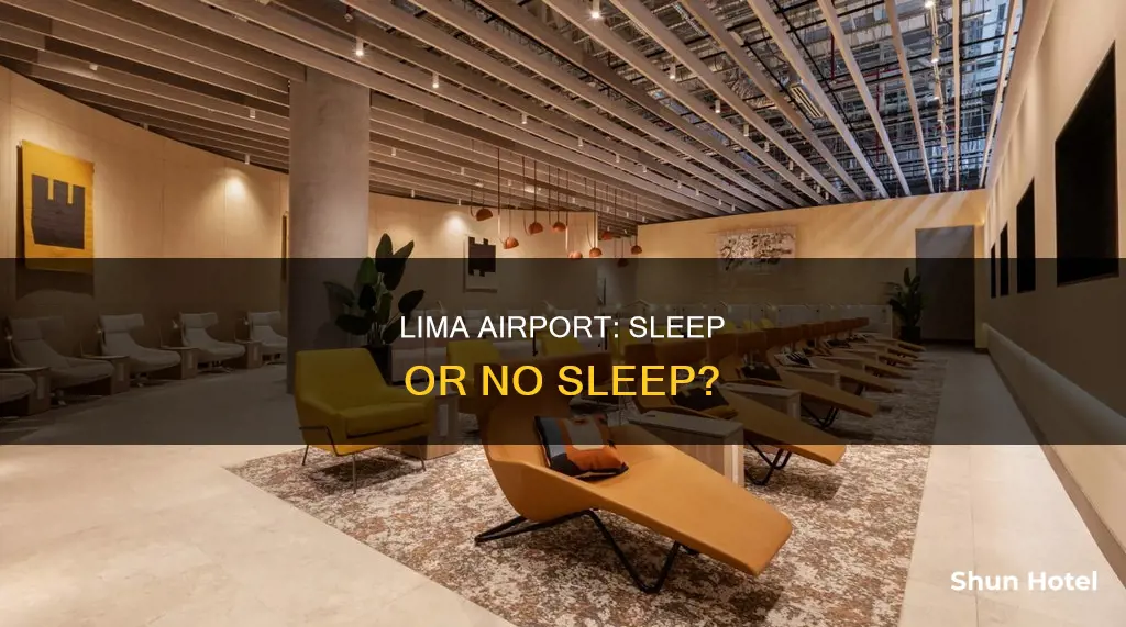 can i sleep at lima airport
