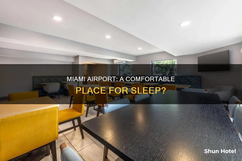 can i sleep at miami airport