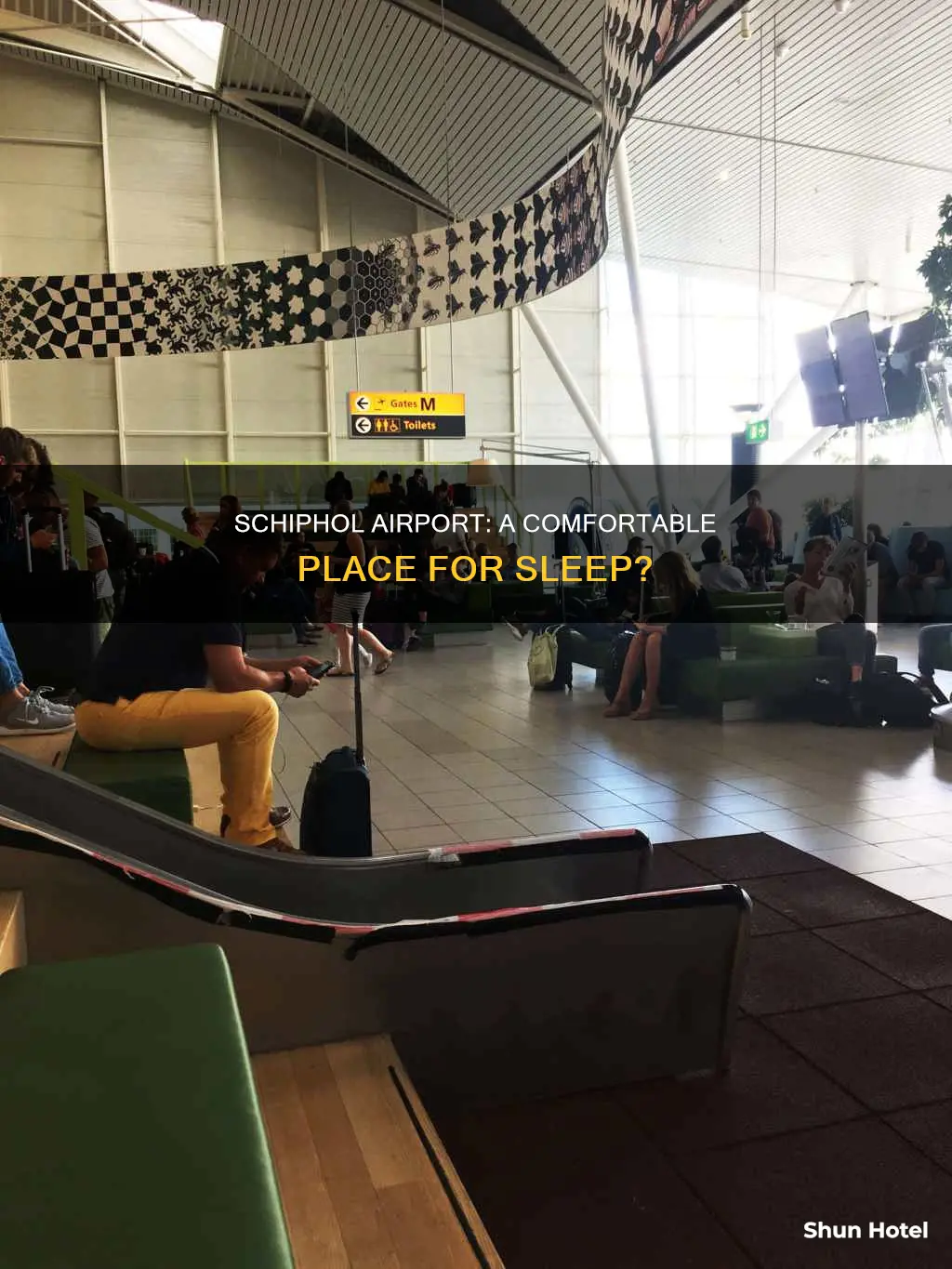 can i sleep at schiphol airport