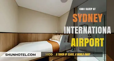 Sydney Airport: Sleeping Arrangements and Facilities
