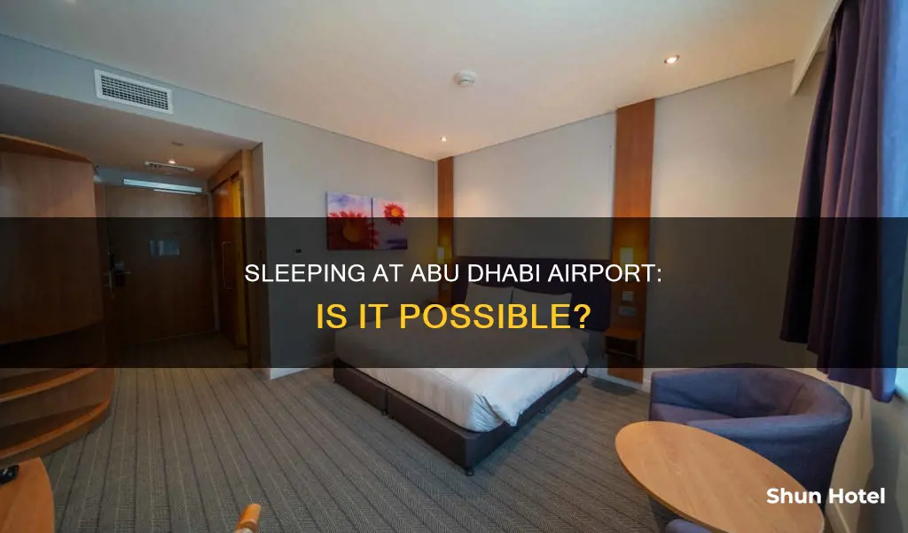 can i sleep in abu dhabi airport