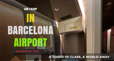 Sleeping Arrangements: Barcelona Airport Edition