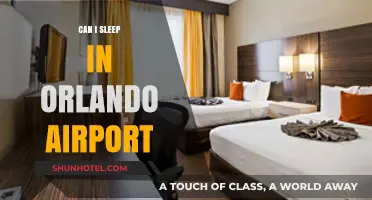 Orlando Airport: A Place to Sleep?
