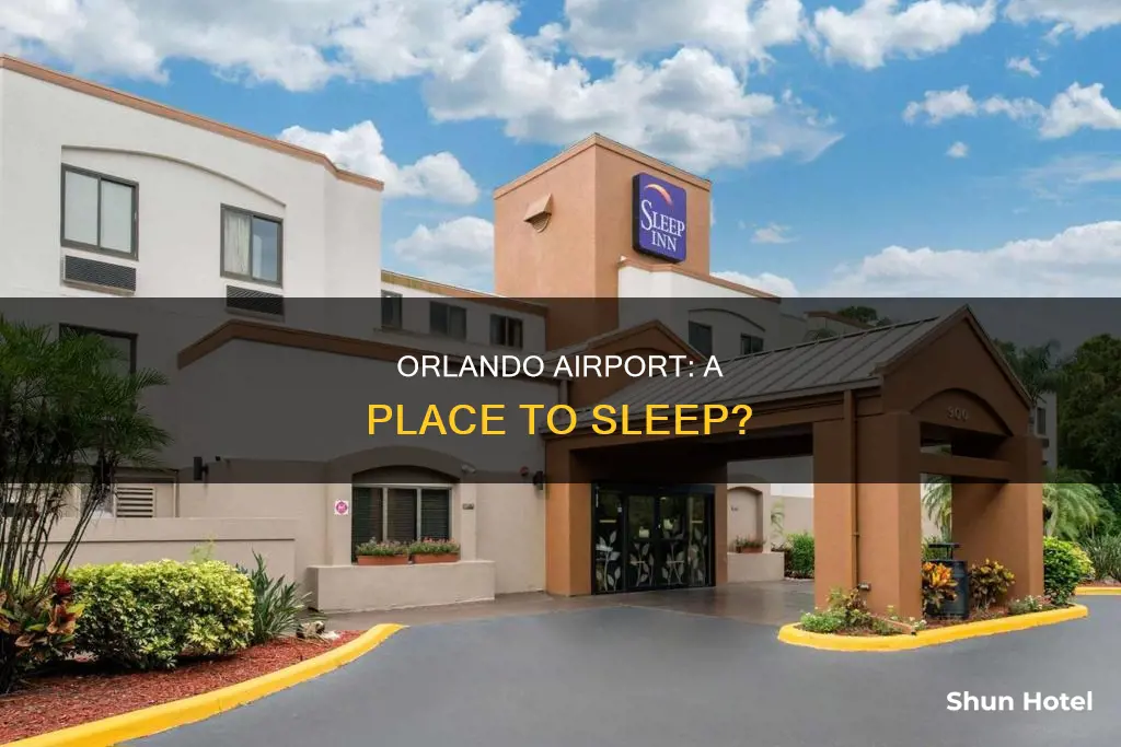 can i sleep in orlando airport