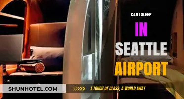Sleeping Arrangements: Seattle Airport Overnight Stay