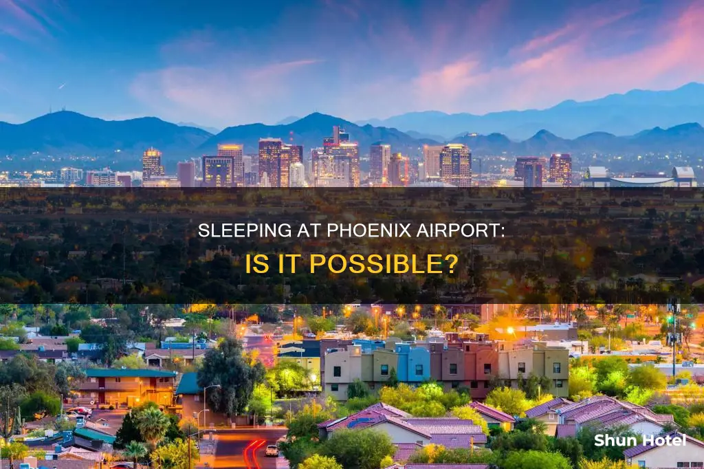 can i sleep in the phoenix airport