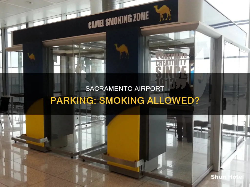 can i smoke airport parking sacramento