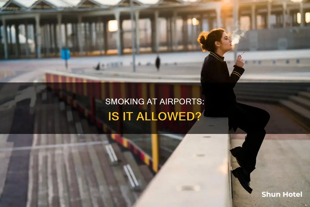 can i smoke at airport