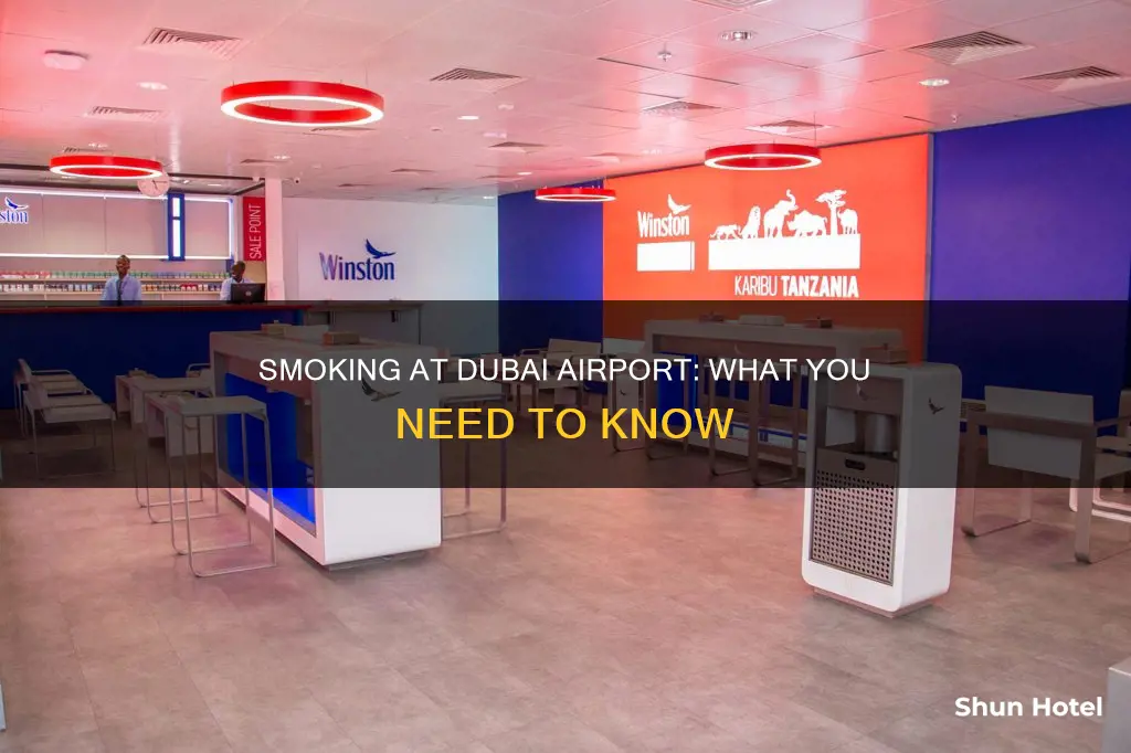 can i smoke in dubai airport