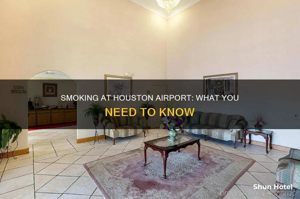 can i smoke in the houston airport