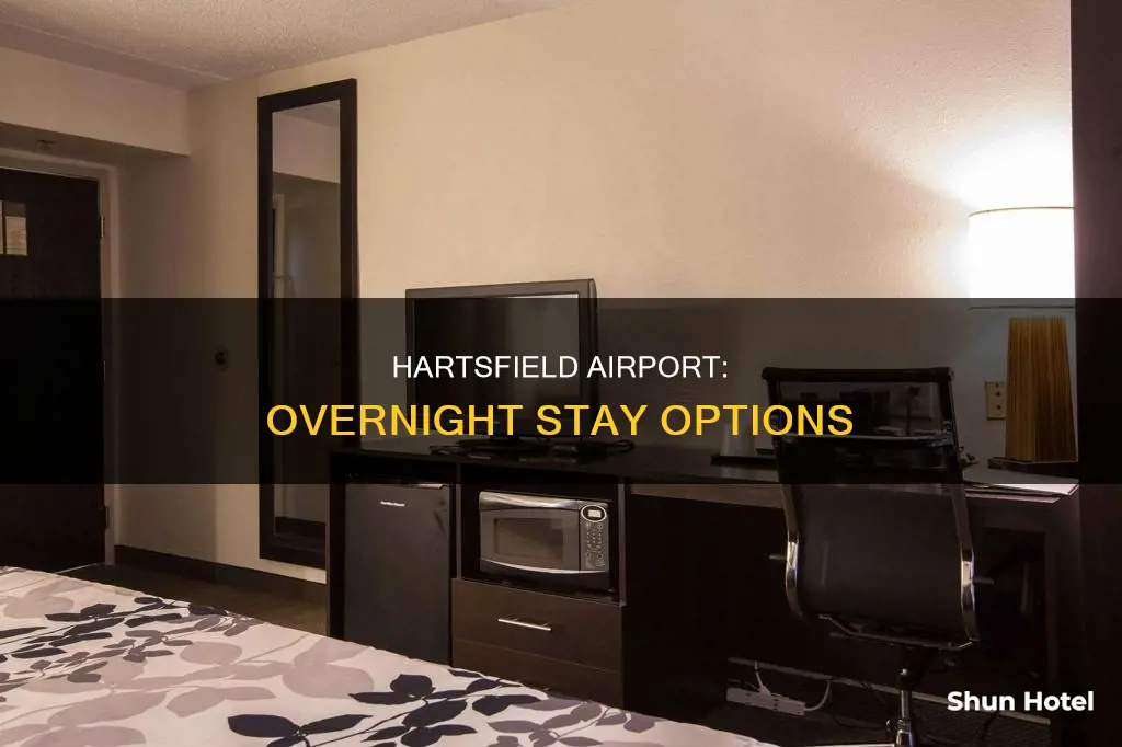 can i spend the night at the hartsfield airport