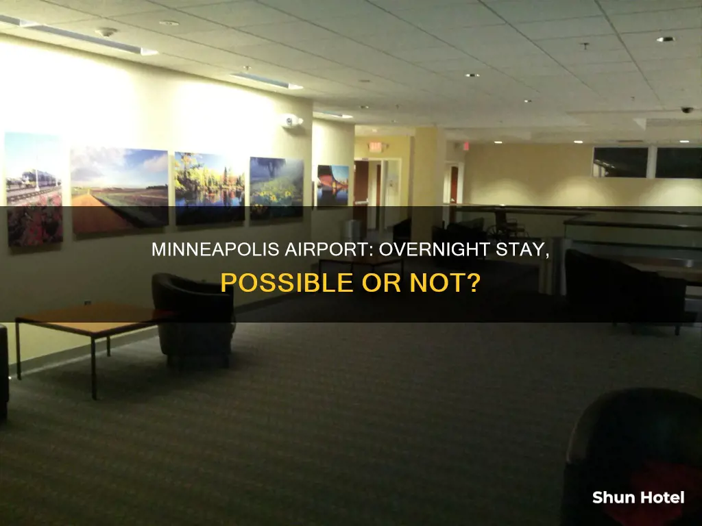 can i spend the night in the minneapolis airport