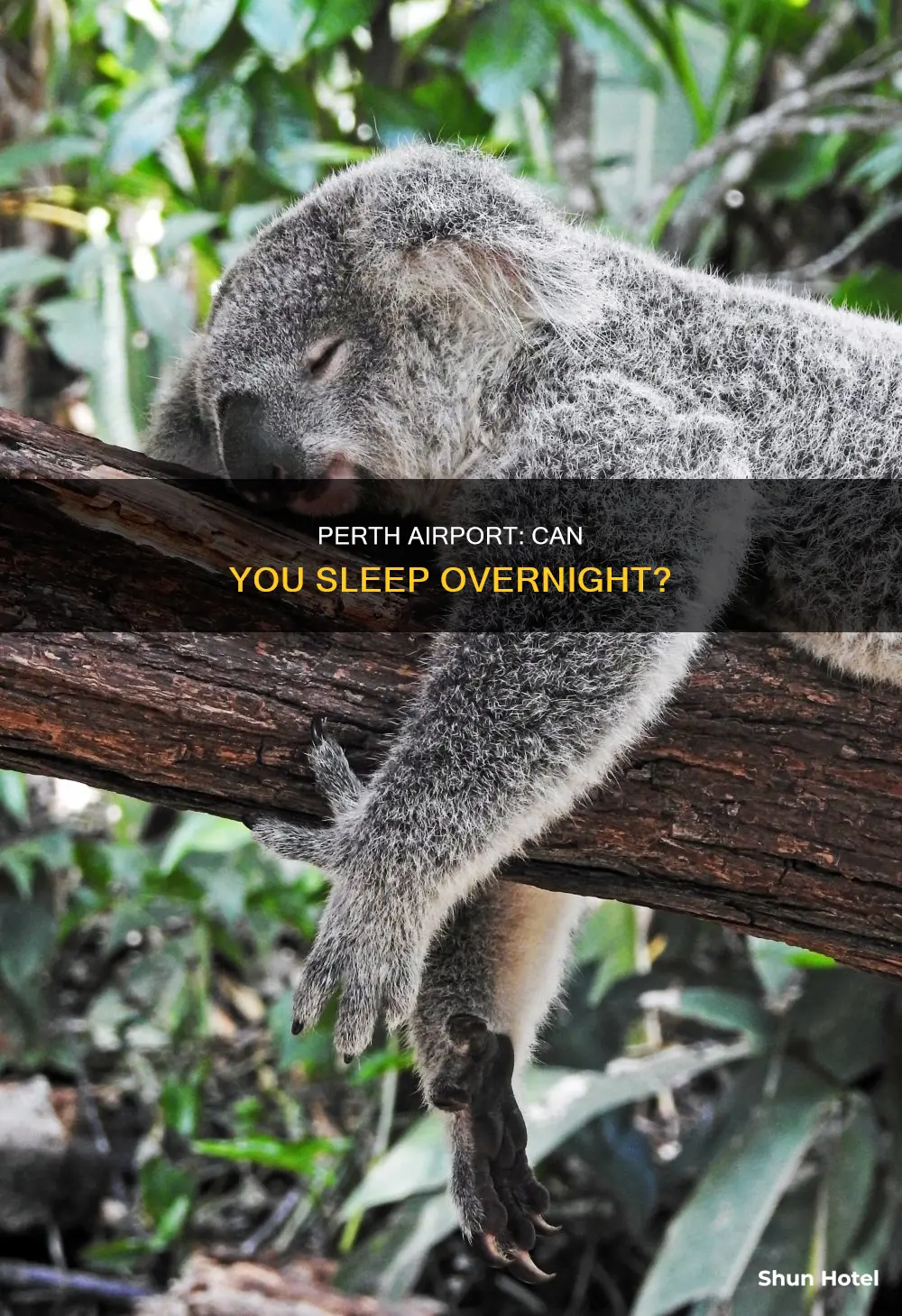 can i stay at perth airport overnight
