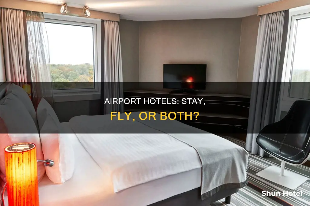 can i stay in an airport hotel without flying