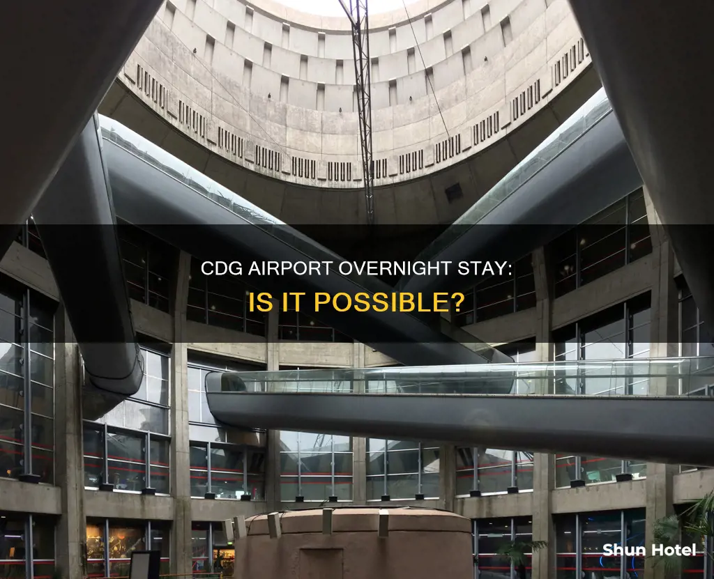can i stay in cdg airport overnight