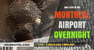 Montreal Airport: Can I Sleep Overnight?