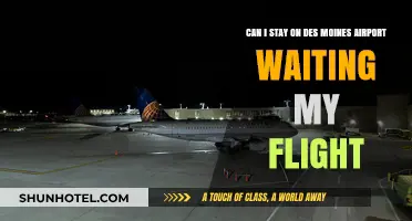 Des Moines Airport: Can I Stay and Wait?