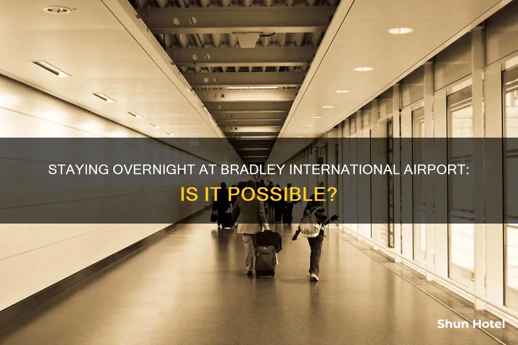 can i stay overnight at airport bdl