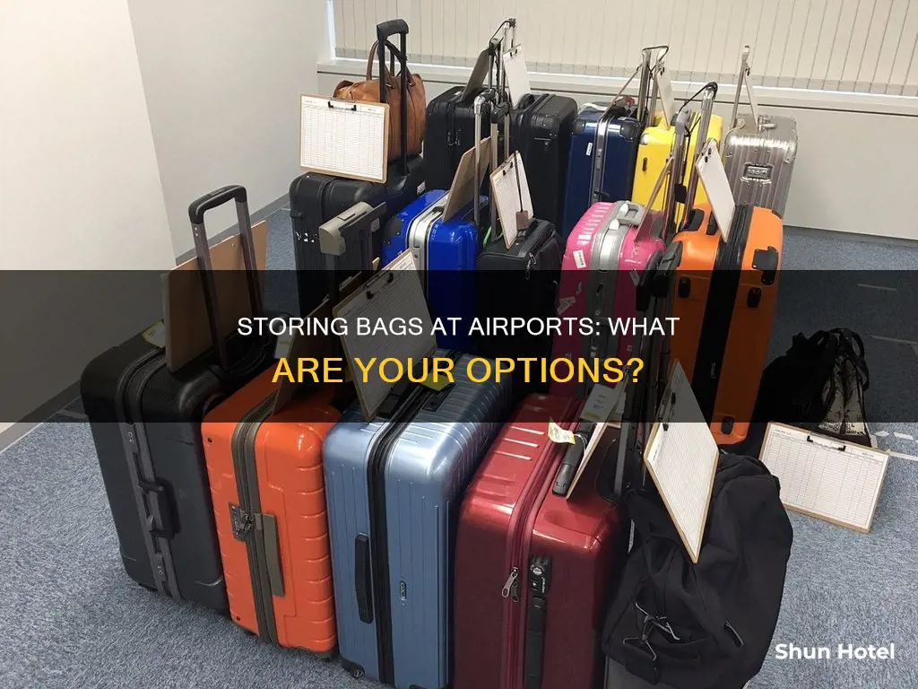 can i store bags at an airport