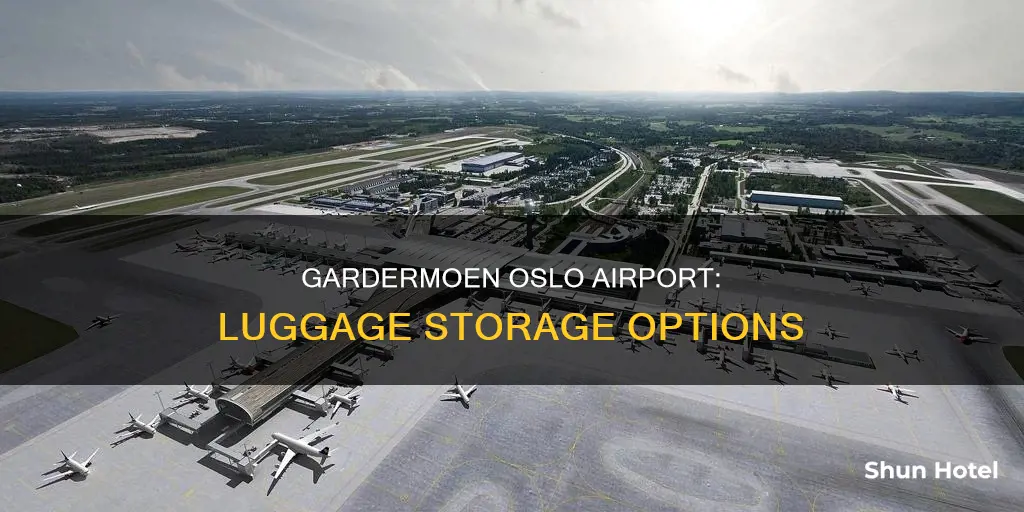 can i store luggage at gardermoen oslo airport