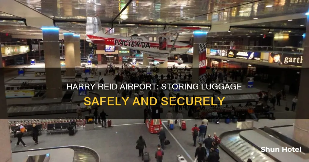 can i store luggage at harry reid international airport