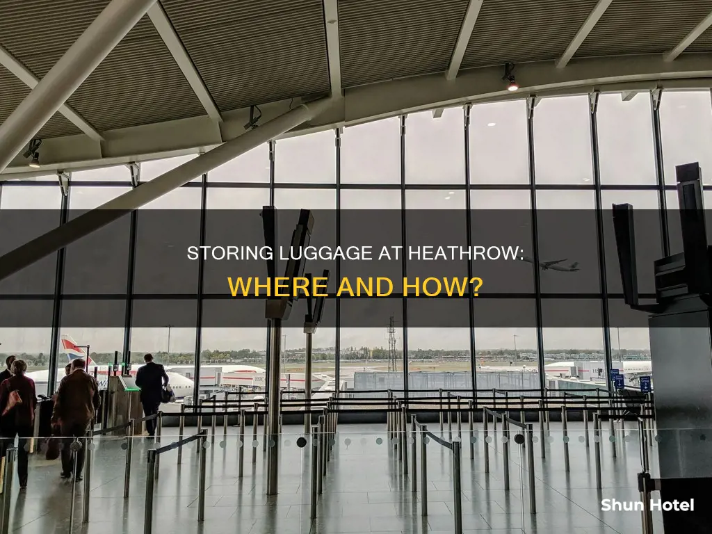 can i store luggage at heathrow airport