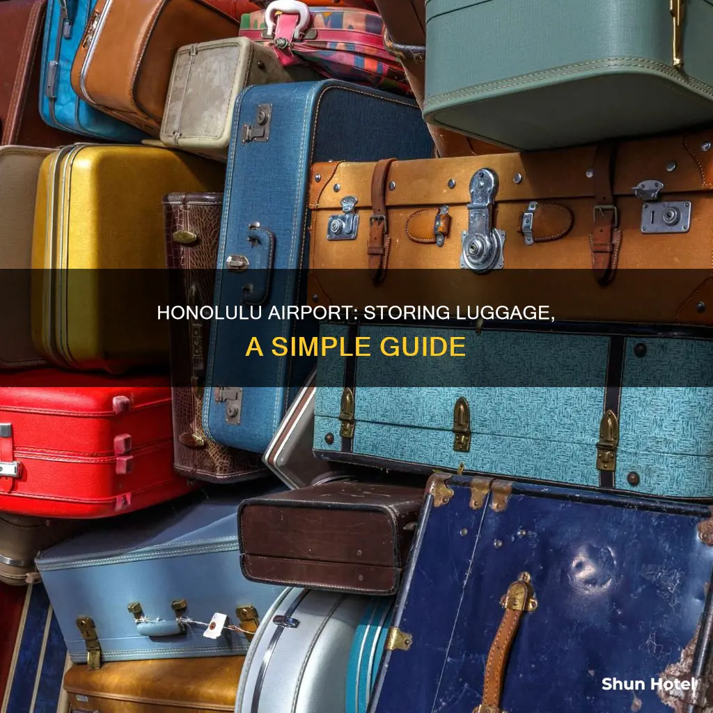 can i store luggage at honolulu airport