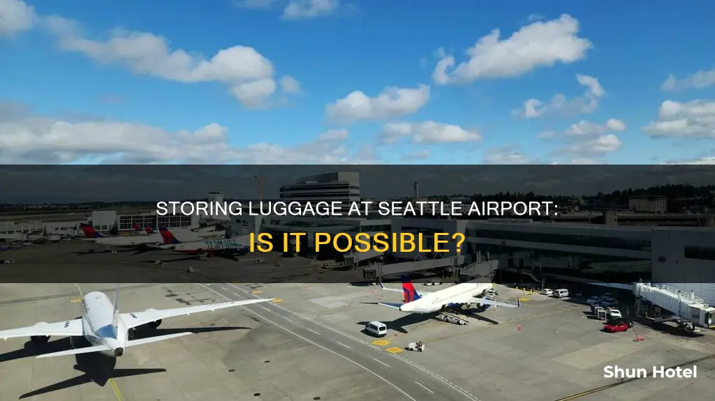 can i store luggage at seattle airport