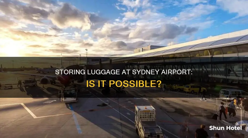 can i store luggage at sydney airport