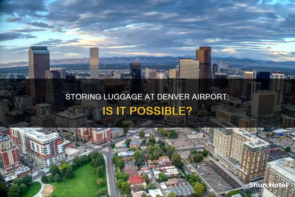 can i store luggage at the denver airport