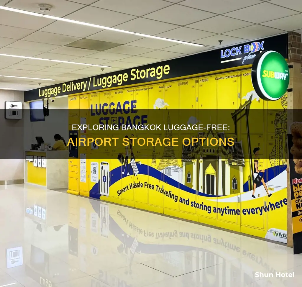 can i store my luggage at bangkok airport