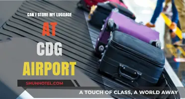 CDG Airport: Storing Your Luggage Safely