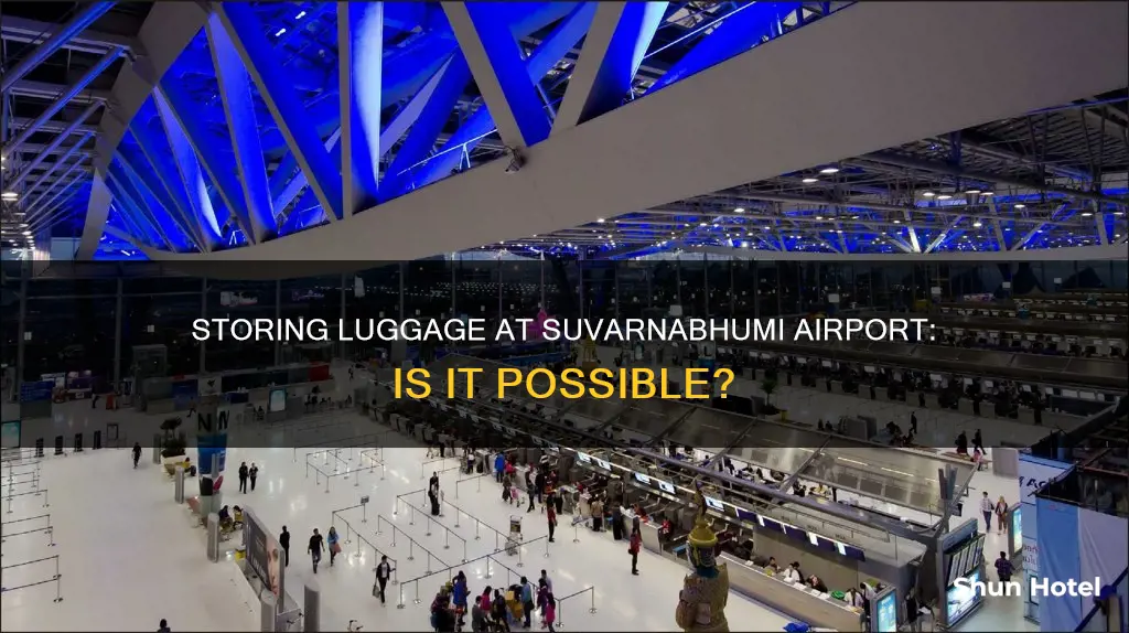 can i store my luggage in suvarnabhumi airport