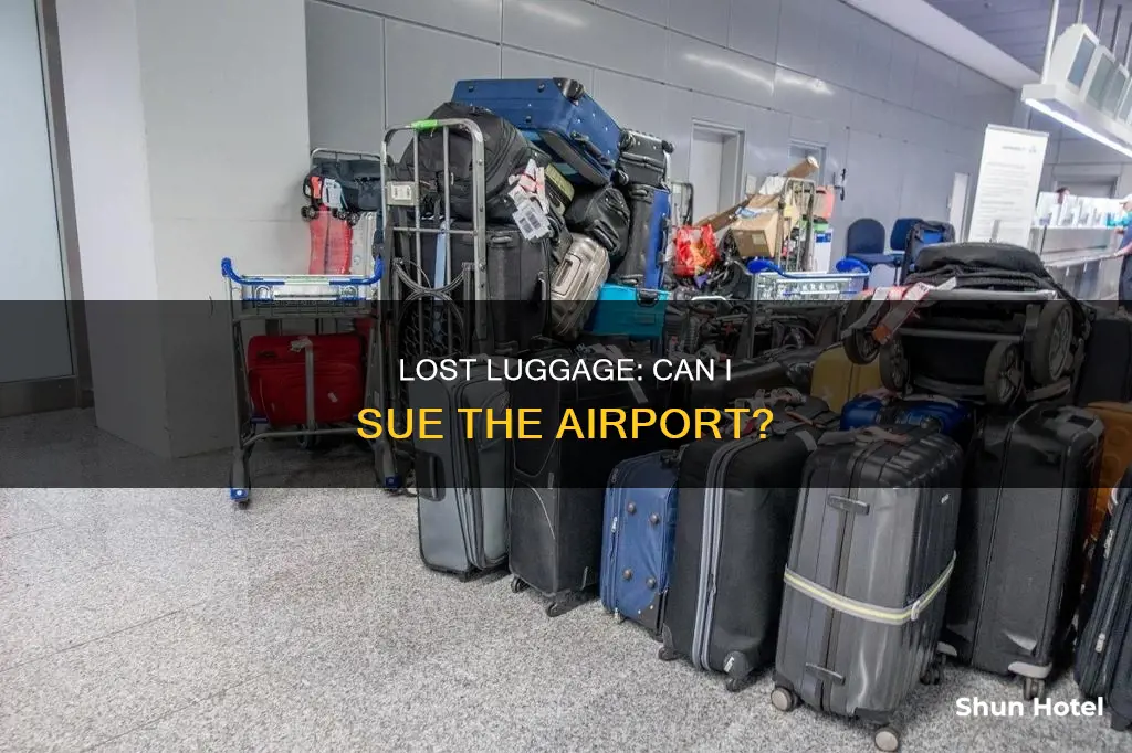 can i sue the airport for losing my luggage