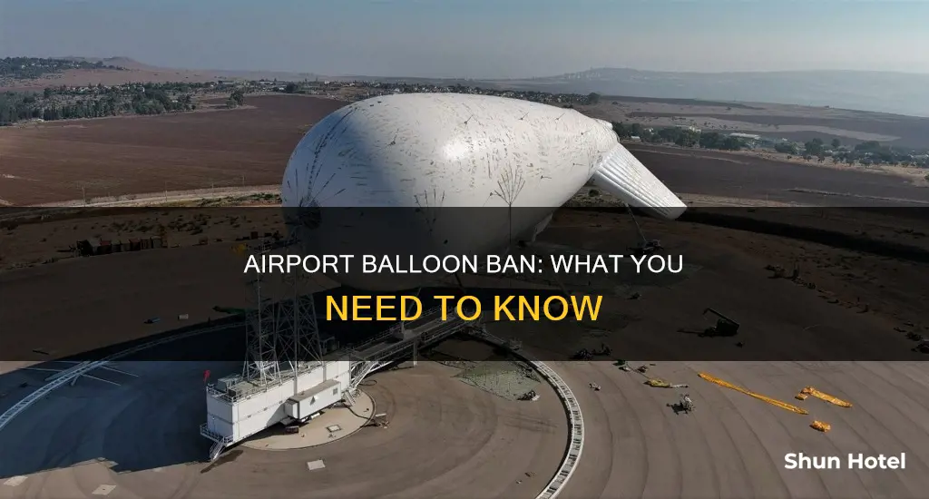 can i take a balloon into airport