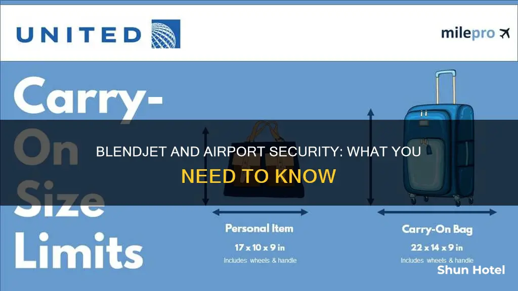 can i take a blendjet through airport security