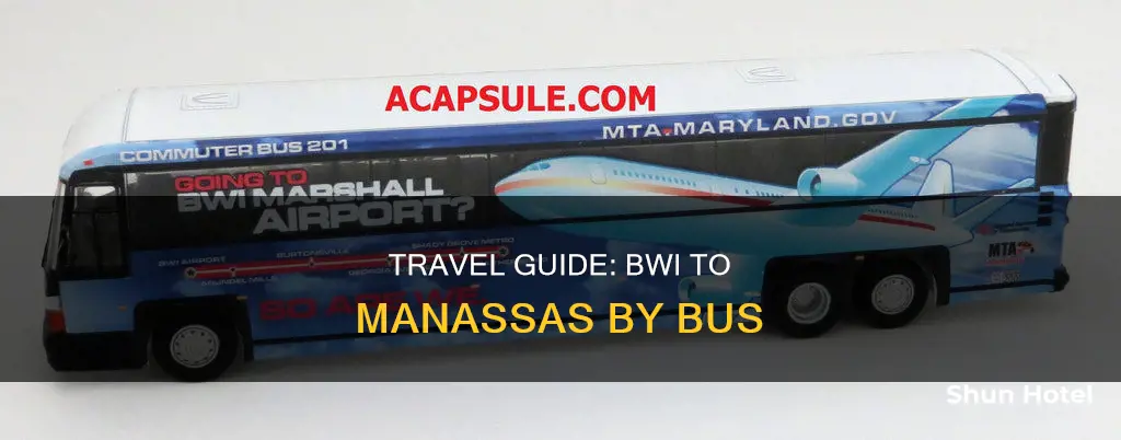 can i take a bus from bwi airport to manassas