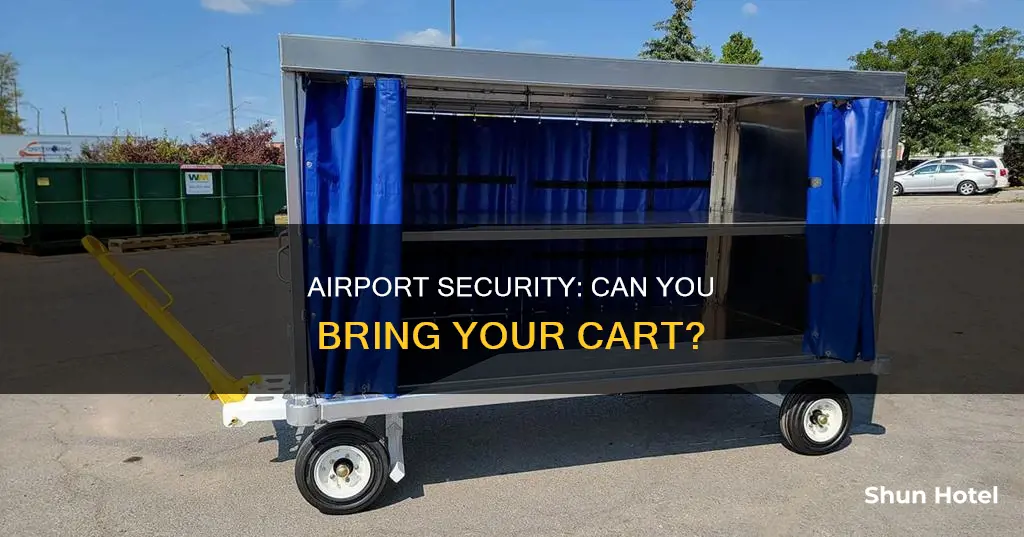 can i take a cart through airport security