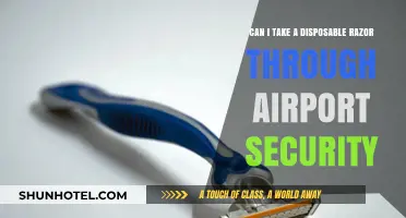 Airport Security: Disposable Razors, Allowed or Not?