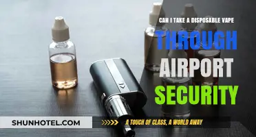 Airport Security and Disposable Vapes: What You Need to Know