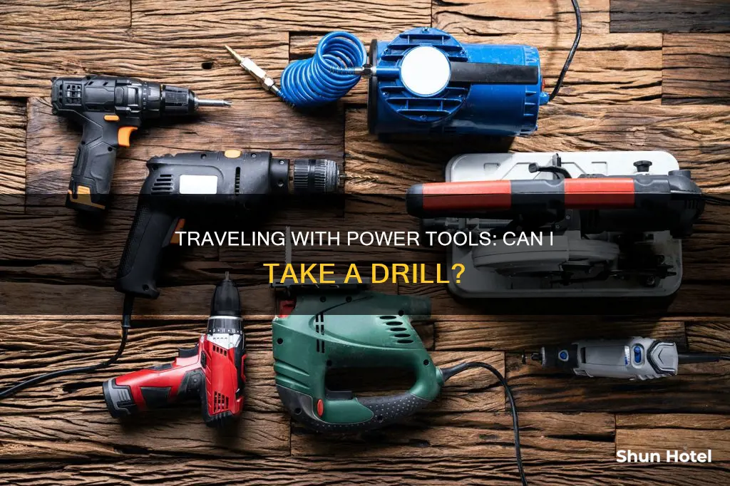 can i take a drill through airport