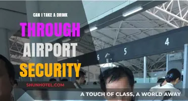 Airport Security: Can You Bring Drinks Through?