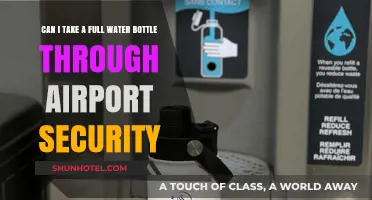 Airport Security and Water Bottles: What You Need to Know