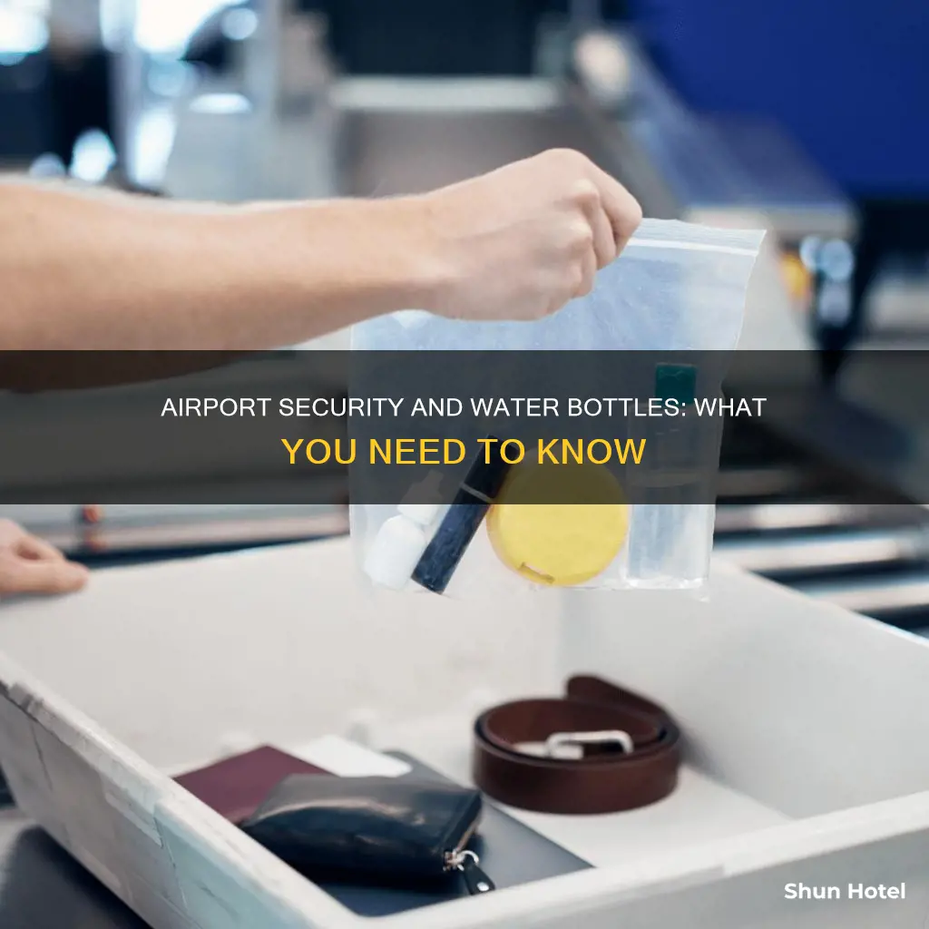 can i take a full water bottle through airport security