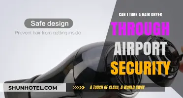 Travelers' Hair Dryer Dilemma: Airport Security Rules Explained