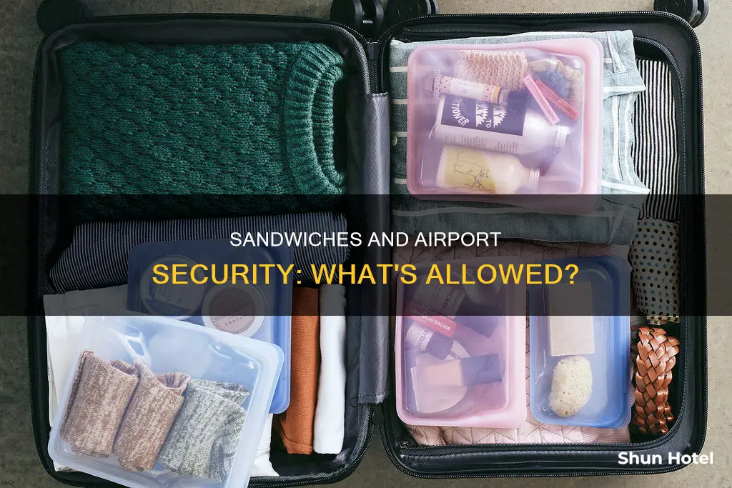can i take a homemade sandwich through airport security