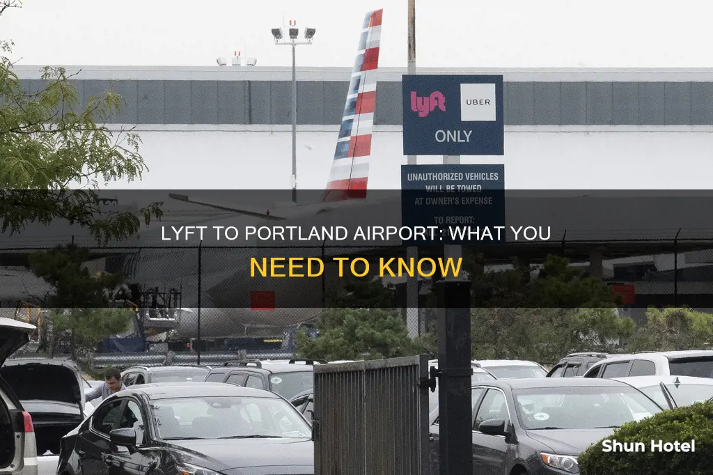 can i take a lyft to and from portland airport