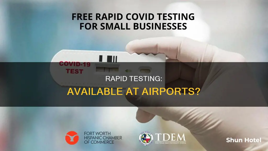 can i take a rapid test at the airport