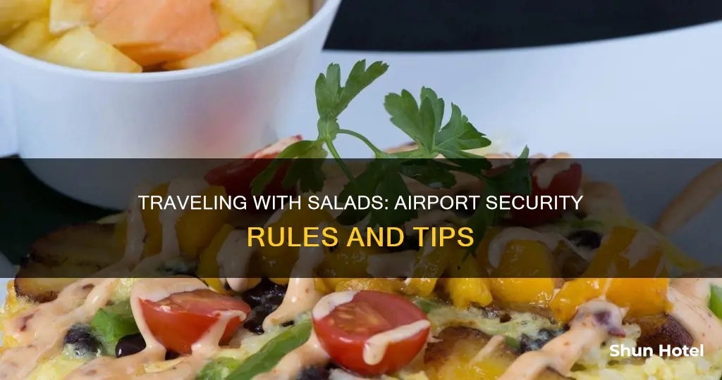 can i take a salad through airport security